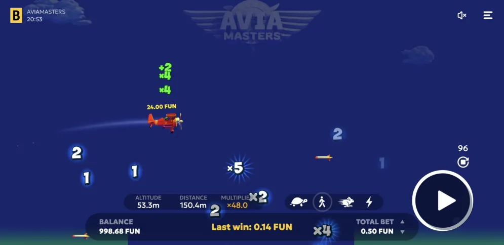 Aviamasters gameplay